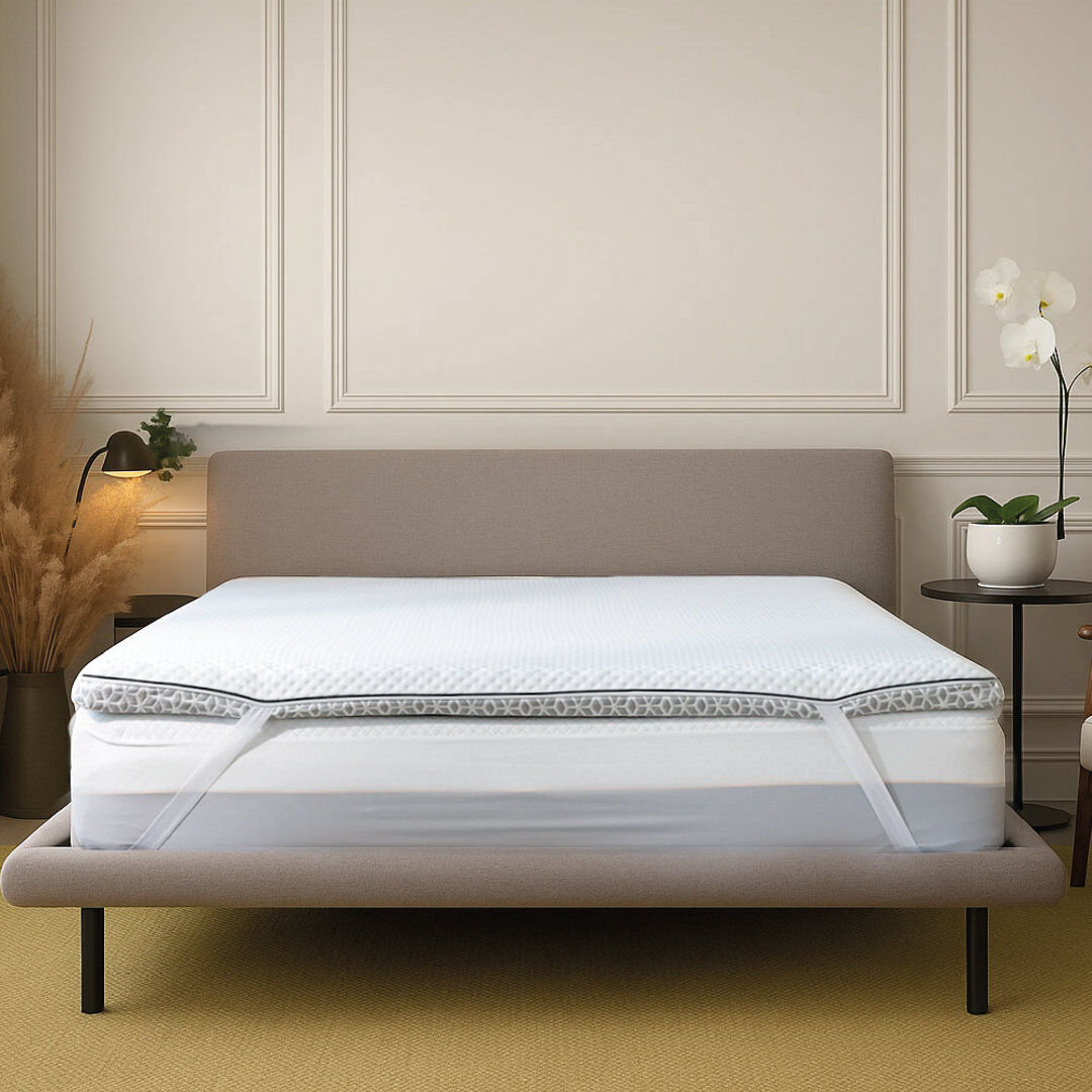 Brightr® Titan 2 In 1 Mattress Topper - Firm White Single (3')