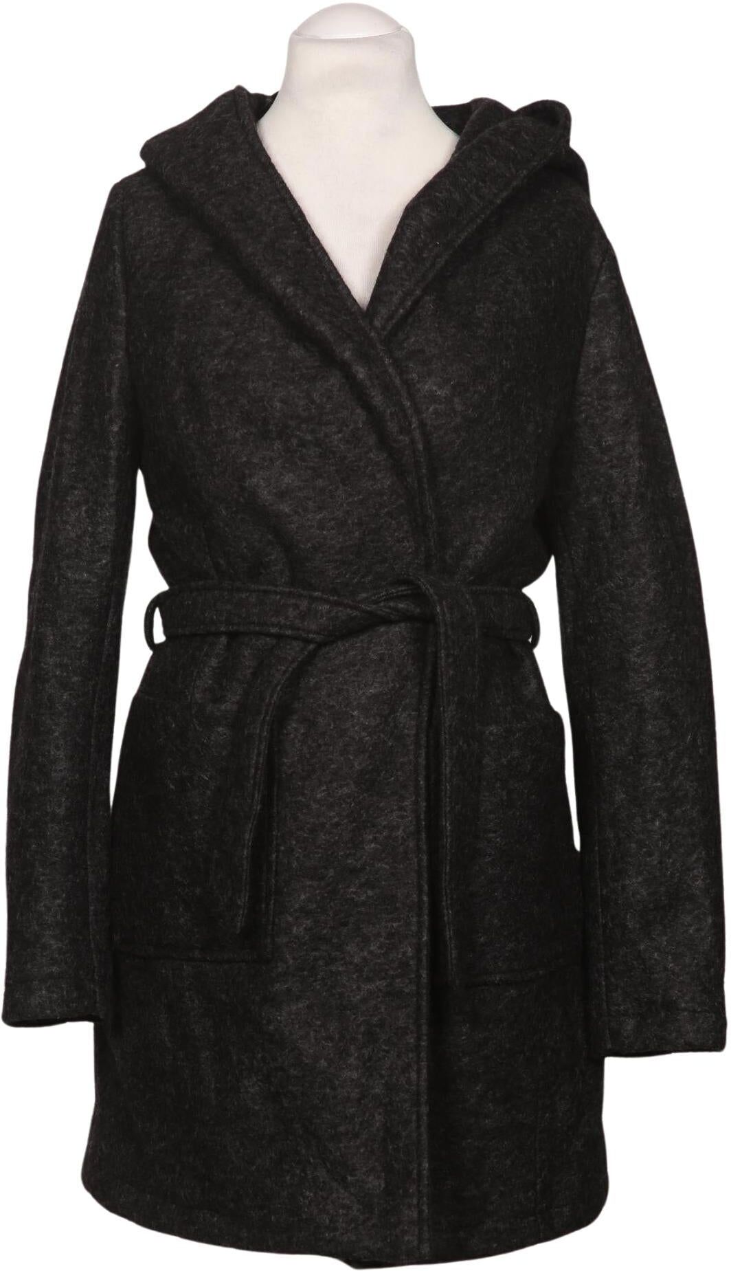 Review Damen Mantel, Grau, Gr. M, Synthetik / Wolle - Second Hand