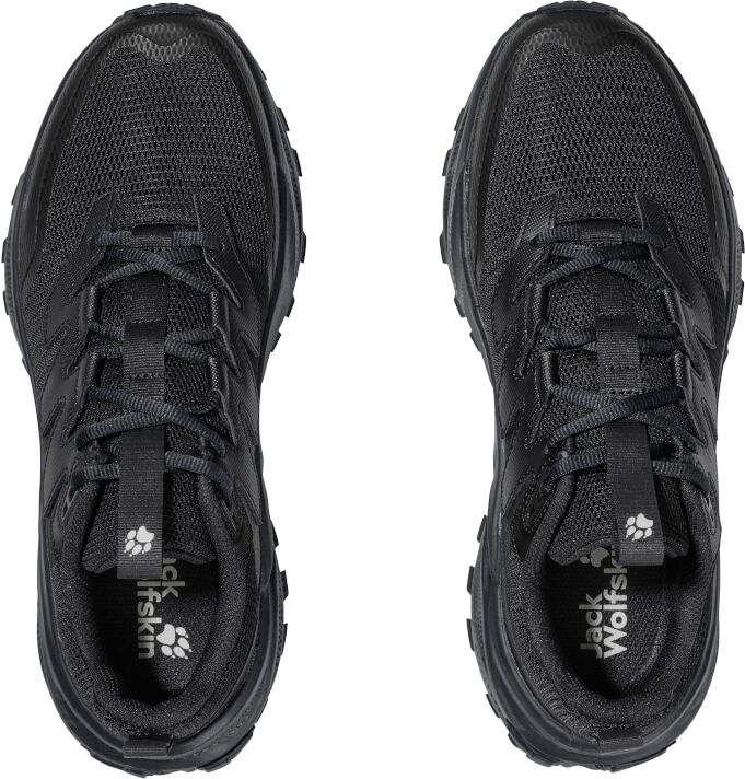 Wanderschuh JACK WOLFSKIN "PS TRAIL LOW W", Damen, Gr. 37,5, schwarz, Synthetik, Schuhe Wanderschuh, Outdoorschuh, Trekkingschuh schwarz 37,5