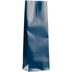 500 Blockbodenbeutel blau 80 x 50 x 252 mm, OPP, Kraftpapier, PET, CPP