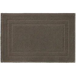 Rhomtuft Badematte Gala 70x120 cm | taupe - braun