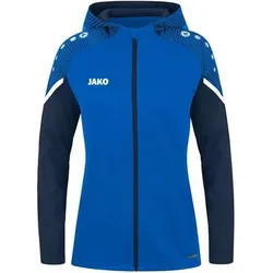 JAKO Damen Kapuzenjacke Performance, Größe 44 in Blau Blau