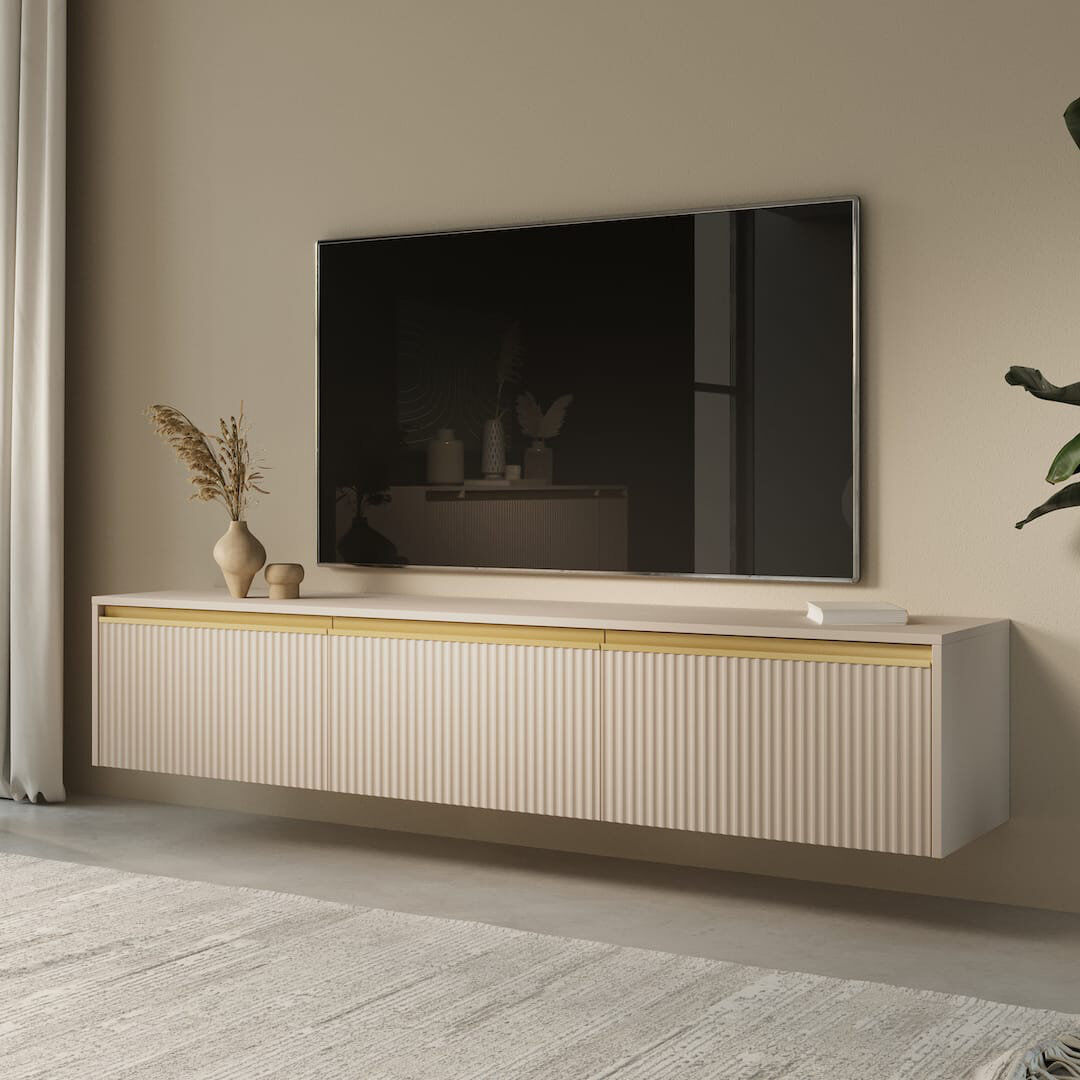 Fairmont Park Ahil TV Stand for TVs up to 60" Beige 60"