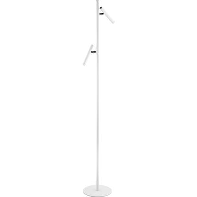 LED Stehlampe "STREAK", weiß, 2, Ø 25cm H: 163cm, 1 Stk., HELL HÖLLISCH GUTES LICHT, Leuchten, Tastdimmer, LED Stehlampe