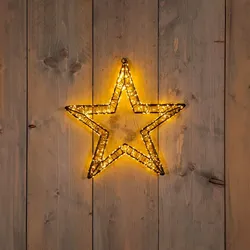 Weihnachtsdekoration LED-Leuchtstern Coen Bakker, 3 cm