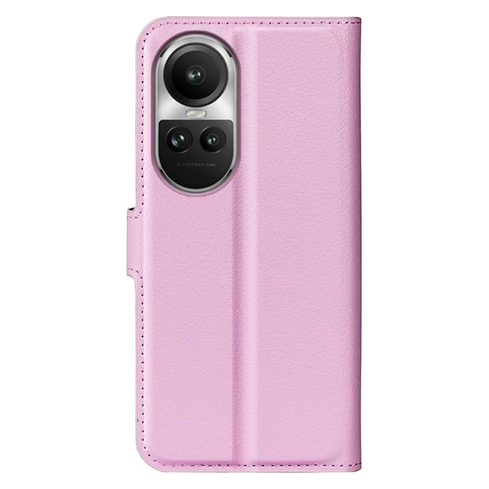 Cover-Discount Oppo Reno10 / 10 Pro - Leder Etui Hülle rosa (OPPO Reno 10, Oppo Reno 10 Pro) (660150691C)