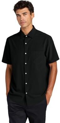 Mercer+Mettle MM2006 Short Sleeve UV Capital Tech Shirt in Deep Black size 4XL   Polyester/Spandex Blend