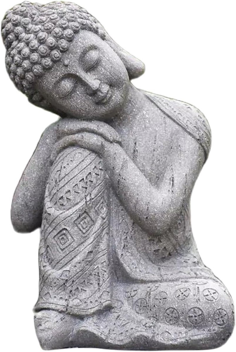 Slaap Buddha Beeldje Ornament voor Binnen en Buiten - Decoratie voor Huis, Tuin en Terras
