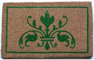 Imports Decor Natural Insignia Door Mat - Door Mat