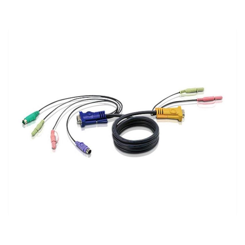 Aten PS/2-KVM-Kabel mit 3-in-1-SPHD und Audio (2L-5305P)
