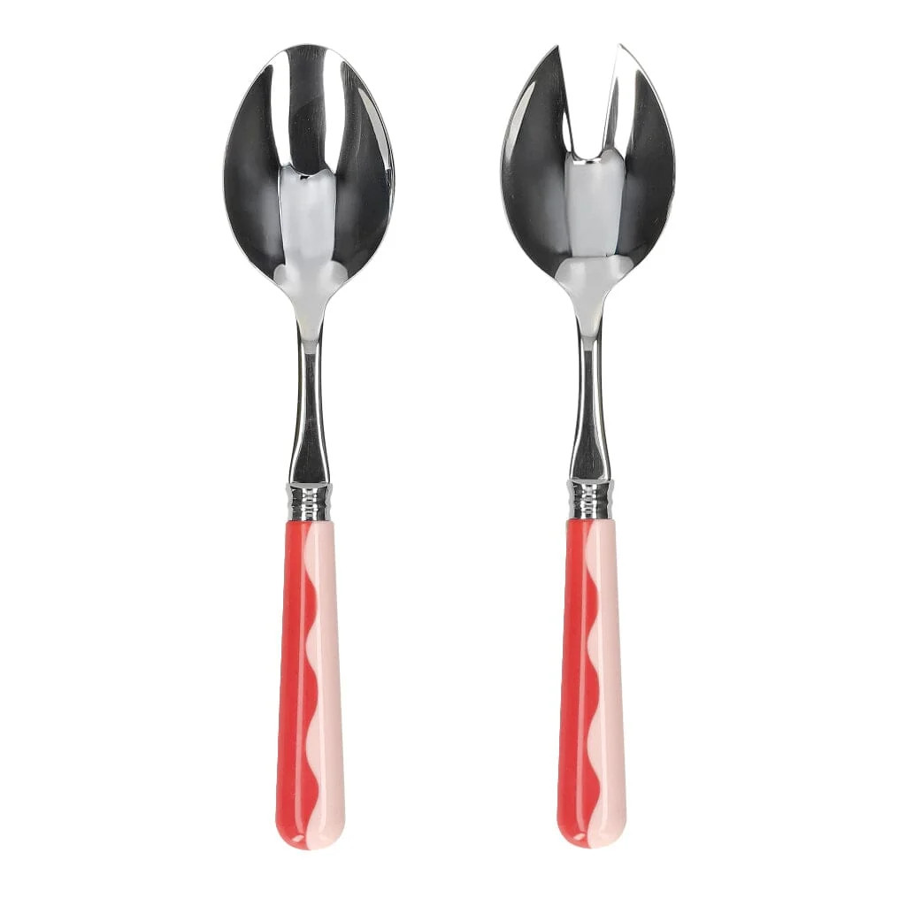 Addison Ross Saladebestek Wave Watermelon & Pink