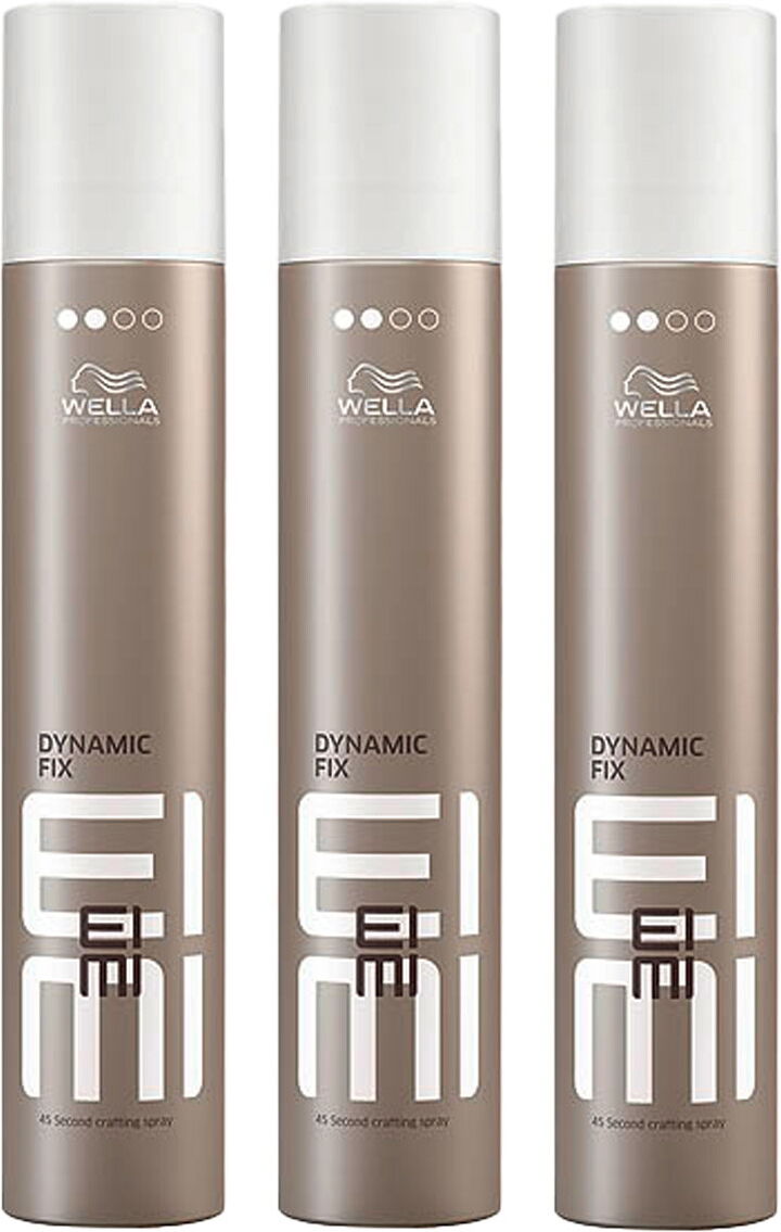 900ml Wella Professionals EIMI Fixing Hairspray Dynamic Fix Set (3 x 300ml)