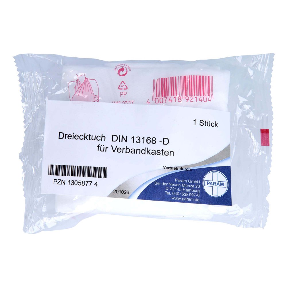 Param GmbH Dreiecktuch Din 13168-d für Verbandkasten 13058774