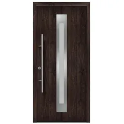 Hörmann Ecostar Haustür "ISOPRO Secur IPS 770S",night oak,110 x 210 cm (B x H)