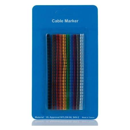 RS PRO Kabel-Markierer, aufsteckbar, Beschriftung: (2436410)