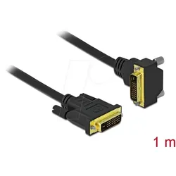 DELOCK 85895 - DVI Kabel 24+1 Stecker zu 24+1 Stecker gewinkelt 3 m