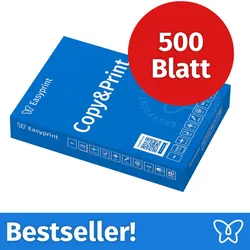 Easyprint Druckerpapier Kopierpapier 500 Blatt (1x500) DIN A4 Premium Hochweiß CIE 160 PEFC zertifiziert