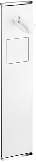 Keuco Modul WC 2 Plan Integral 44976015102 Anschlag rechts, verchromt/weiss lackiert