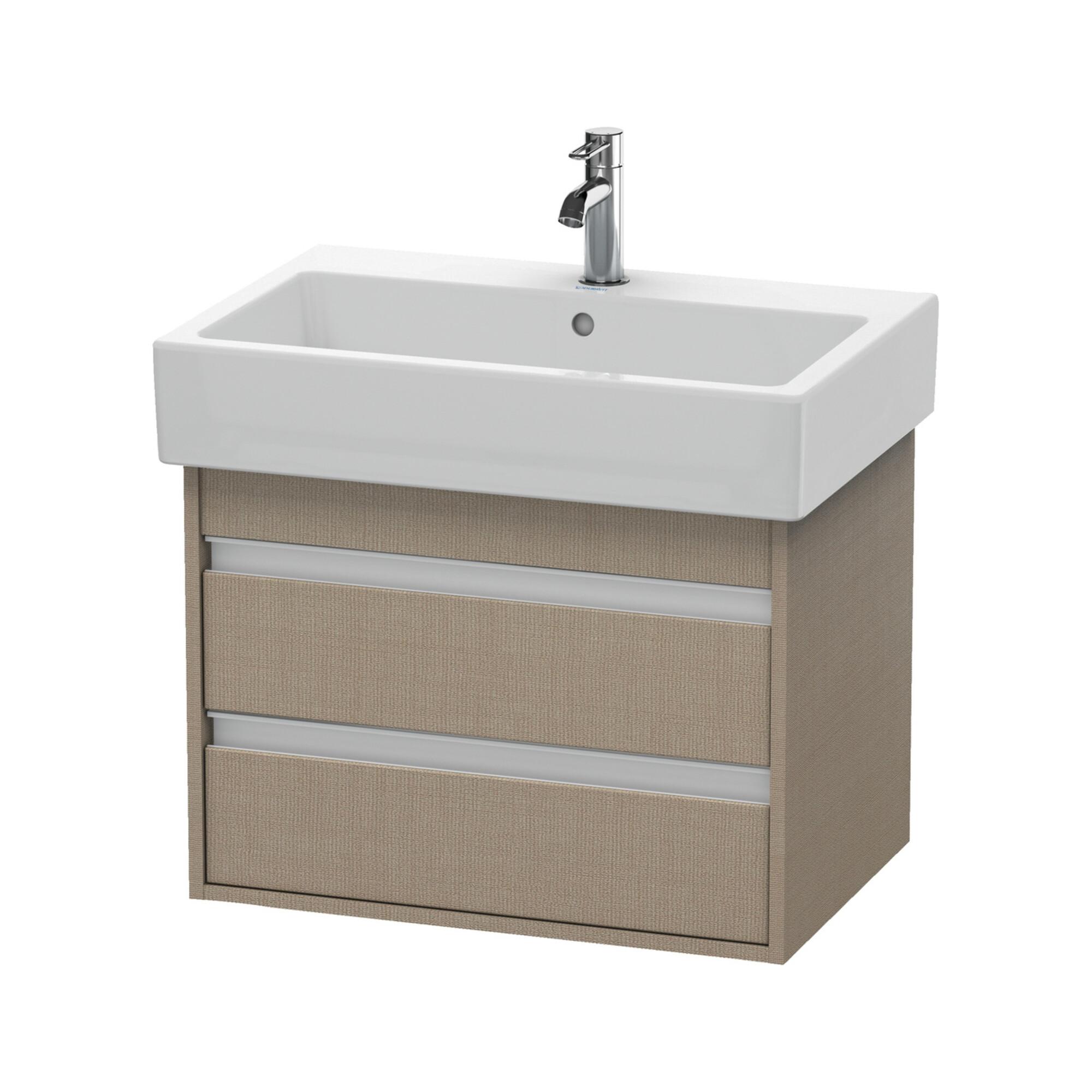 Duravit Waschtischunterschrank Ketho 65x44cm, lei, 2 Schubkästen, wandhängend (KT662407575)