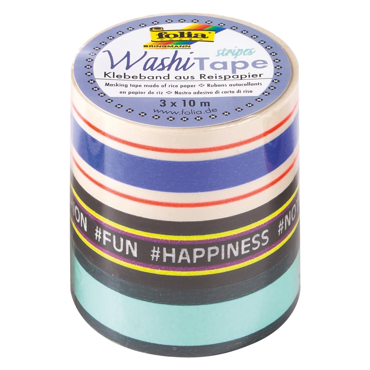 Magni Washi Tapes 10m Strip Neon I 3er Set (32833188)