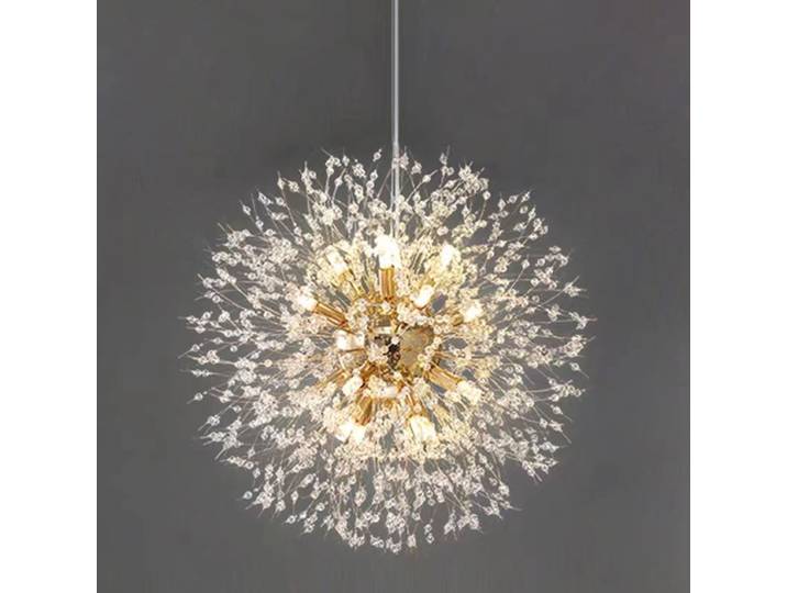 Moderne ciel étoile boule de feu cristal pendentif LED éclairage pissenlit Restaurant, salon pendentif, Bar Art danois Luminaire