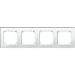 Merten Rahmen Glas 4f.bril/ws 489419