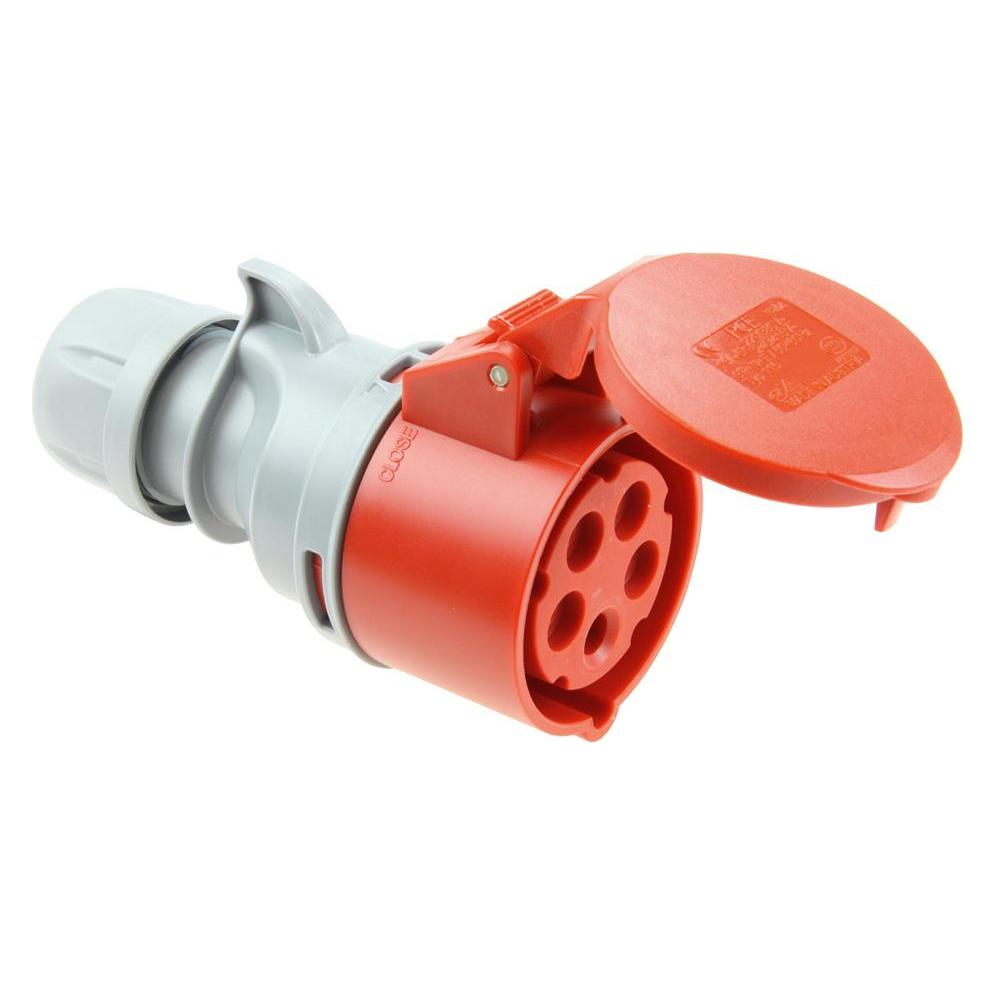 PCE 223-6TT Kupplungssteckdose 32A 3p 6h IP44 Turbo Shark (223-6tt-PCE-)