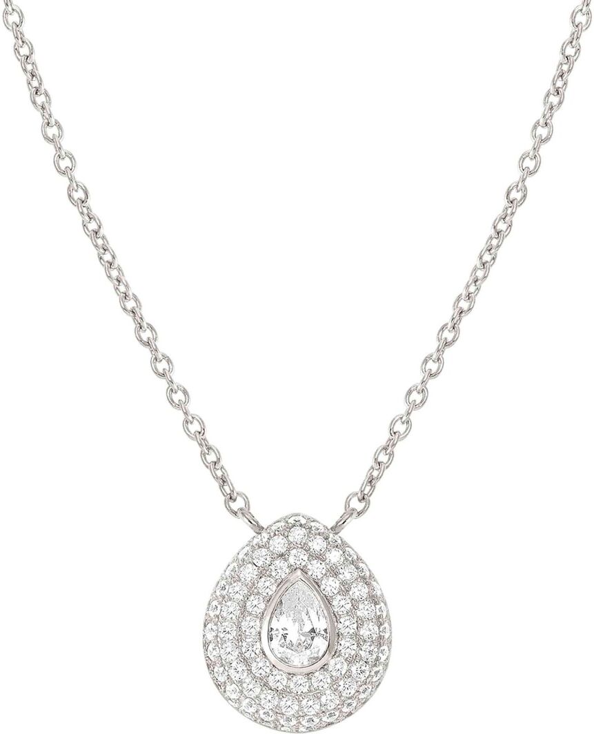 Nomination Domina pave tear drop silver kaulakoru 240406/015