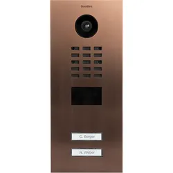 DoorBird D2102V IP Video Türsprechanlage – Bronze-Optik (PVD)