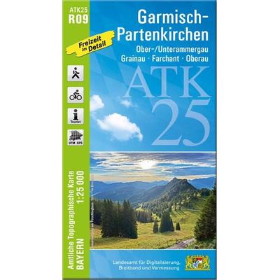 ATK25-R09 Garmisch-Partenkirchen (Amtliche Topographische Karte 1:25000), Sonstige von , Landesamt für Digitalisierung, Breitband und Vermessung,