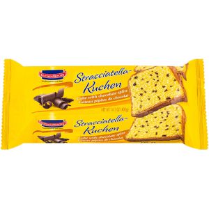 KuchenMeister Kuchen Stracciatella, mit Schokoladenstückchen, Rührkuchen, 400 g