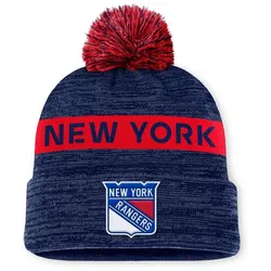 Fanatics Pro Rink Beanie mit POM | New York Rangers