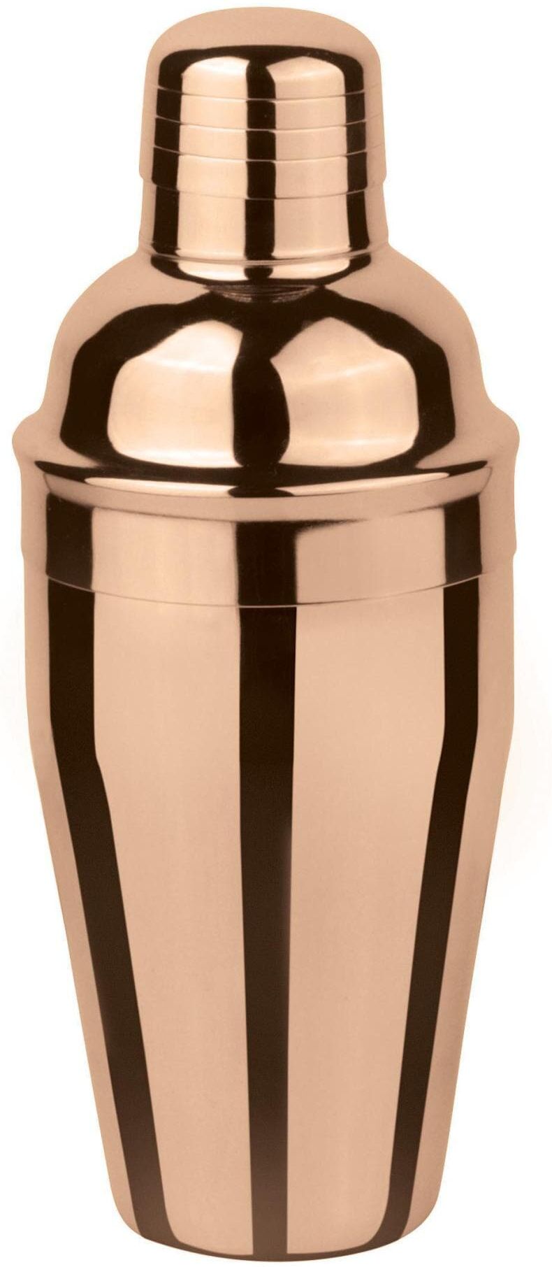 Cocktail Shaker "Paderno 500ml Kupfer", braun, H:20,5cm Ø:8,7cm, Shaker, Cocktail Shaker braun Einheitsgröße