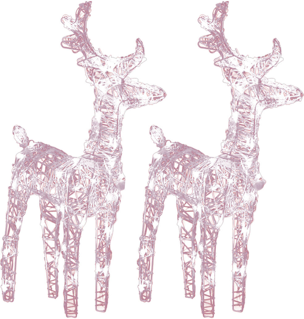The Seasonal Aisle Indoor / Outdoor Holiday Lighting Warm White 55cm H X 21.59cm D