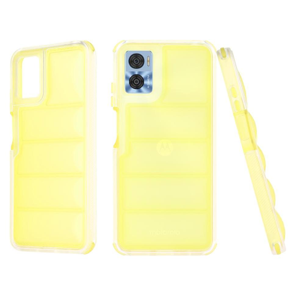 Techsuit - Wave Shield - Motorola Moto E22 / Moto E22i - Yellow (Motorola Moto E22, Motorola Moto E22i) (56354028)