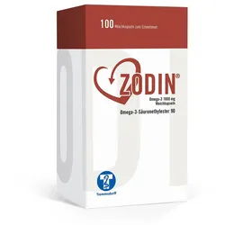 Zodin Omega-3 1000 mg Weichkapseln 100 St