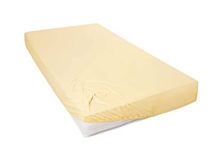 Primera Mako-Feinjersey-Spannbetttuch, pfirsich, 100x220-120x200 cm