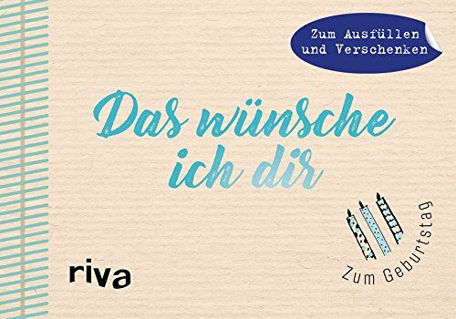 Das wünsche ich dir: Zum Geburtstag - Preis vom 11.10.2026 15:43:13 h