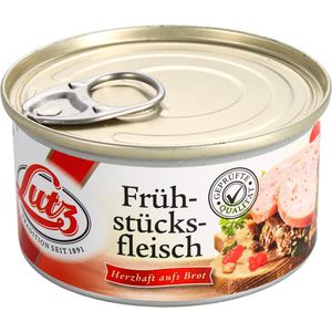 Lutz Wurstkonserve Frühstücksfleisch, Schweinefleisch, 125 g