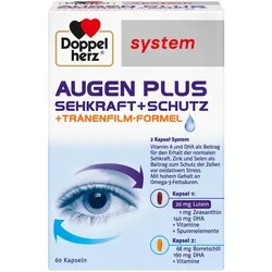 Doppelherz system AUGEN PLUS SEHKRAFT+SCHUTZ  60 St Kapseln
