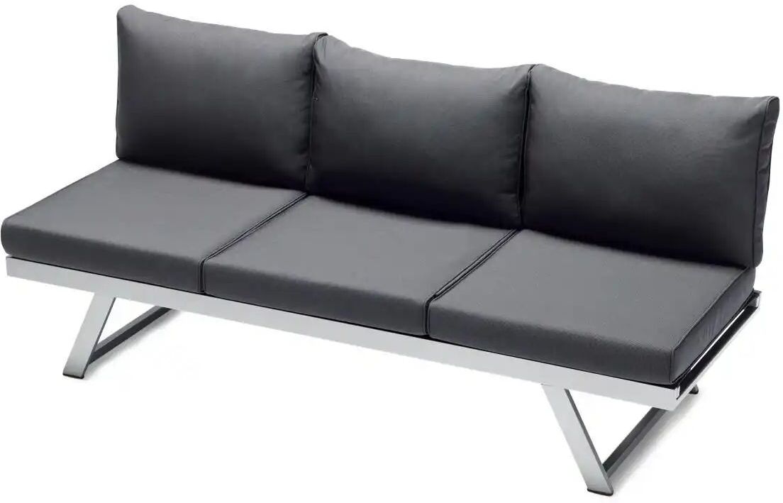 Sieger Loungeliege   ¦ grau ¦ Maße (cm): B: 80 H: 89