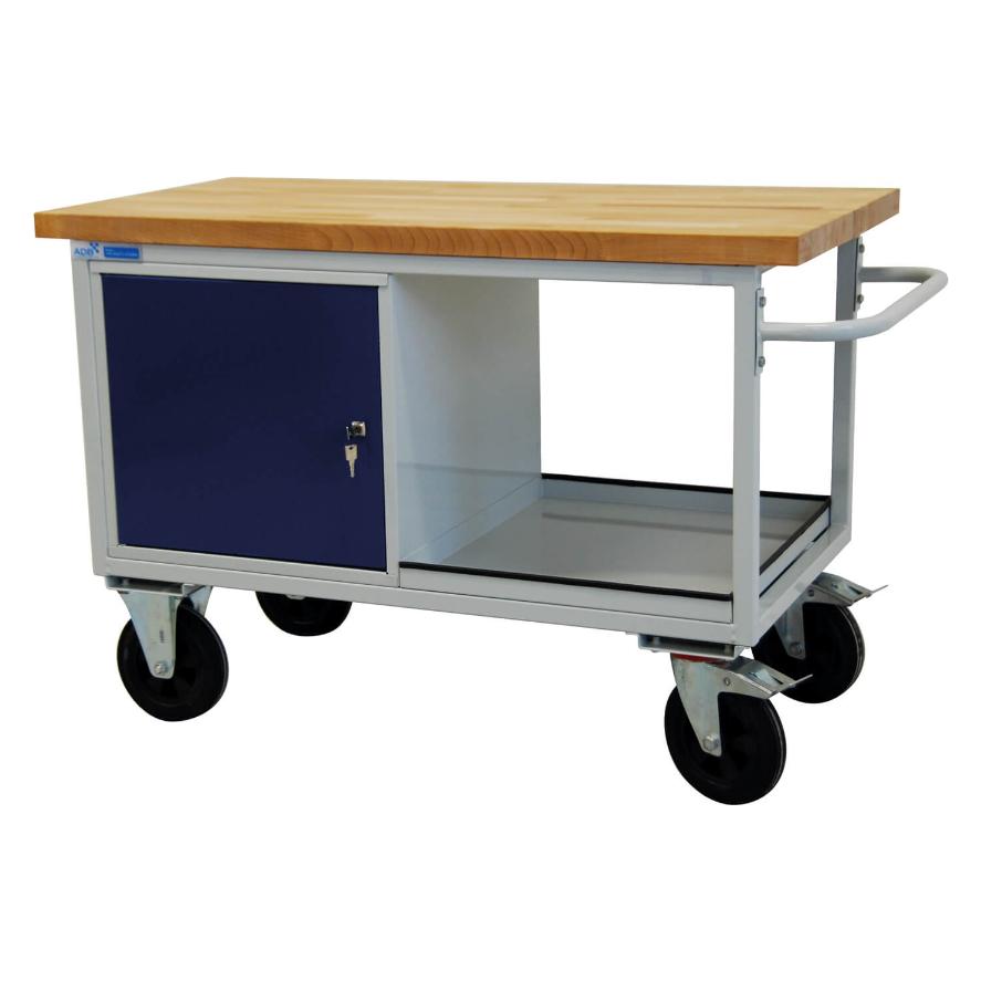ADB Werkbank mobil farhrbar 1300x840x600mm (130 cm, 60 cm) (42743)