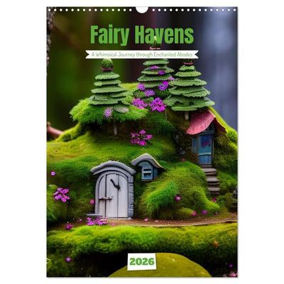 Tiny Fairy Havens (Wall Calendar 2026 DIN A3 portrait), CALVENDO 12 Month Wall Calendar