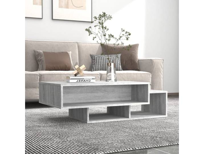 Prix bas - Table basse Table salon pour Canapé Sonoma gris 105x55x32 cm-Bois d'ingénierie （827640821131)