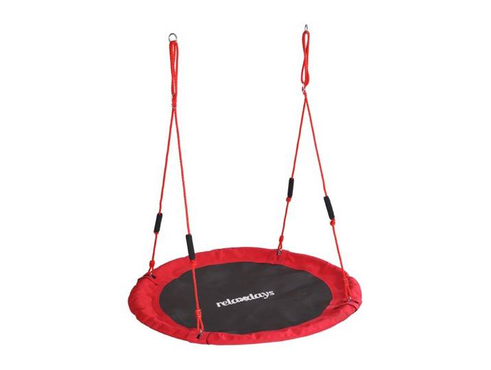 Relaxdays Nestschaukel Kinder Schaumstoffgriffe
