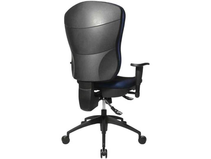 Siège de bureau - TOPSTAR - Wellpoint 30 SY - Tissu noir - Réglable en hauteur - Accoudoirs disponibles