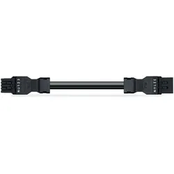 Wago 891-8995/006-201 konfektionierte Verbindungsleitung,Eca,Buchse Stecker,schwarz 8918995006201