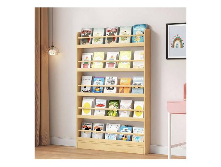 LuxusKollektion Kinderregal Kinderregal Holz natur 60x10x145cm, 1-tlg.