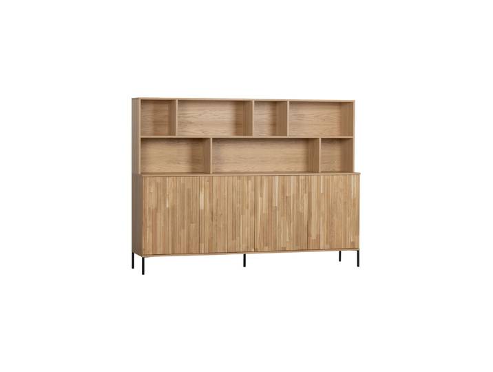 Grosser, massiver Wandschrank „New Lewison“, 4-türig Eiche Natural De Eekhoorn