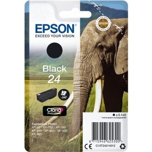 Epson Alarm clock Singlepack Black 27 DURABrite Ultra Ink, Standardertrag, Schwarz, Tinte auf Pigmentbasis, 6,2 ml, 1 Stück(e), 350 Seiten